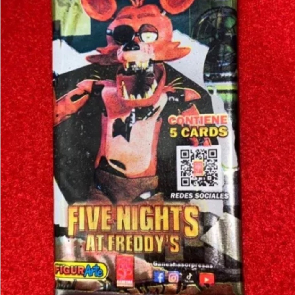Figurarte Five Nights At Freddy’s FNAF 5 Card Pack from Mexico